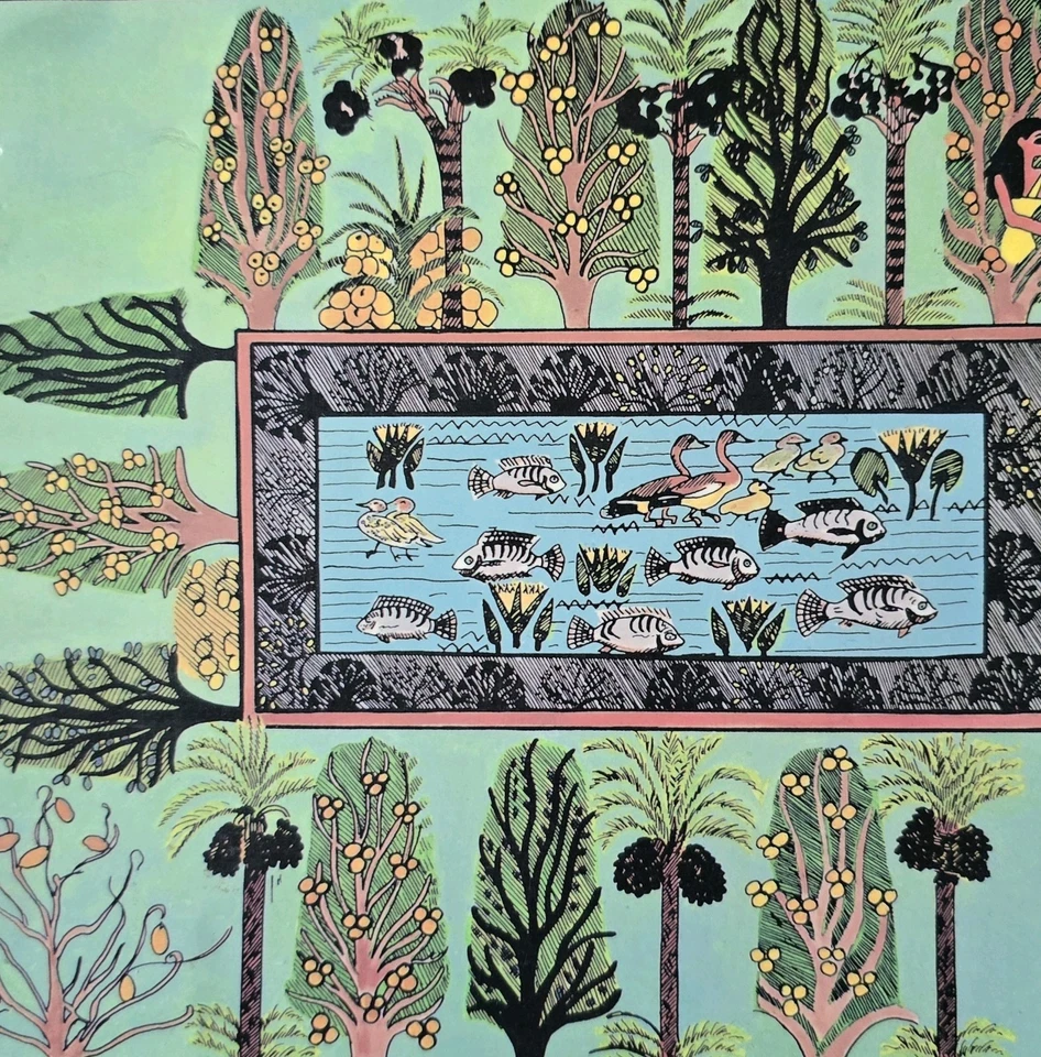 Egyptian Designs Template Stencilling Embroidery Calhoun - Image 1 of 3