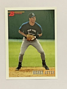 2019 Topps Iconic Card Reprints #ICR-95 Derek Jeter Yankees 1993 Bowman RC #511 - Bild 1 von 2
