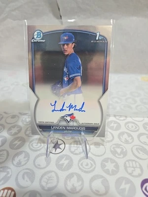 2023 Bowman Draft - Chrome Prospect Auto Landen Maroudis #CDA-LM - Image 1 of 2