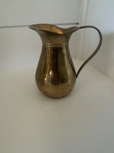 Vintage Solid Brass Decorative Pitcher Made In India - Picture 1 of 4