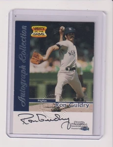 1999 Sports Illustrated Greats of the Game autógrafo Ron Guidry - Yankees - Imagen 1 de 1