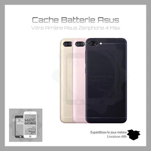 Vitre arriere cache batterie coque couvercle pour Asus Zenfone 4 Max 5.2 5.5 - Photo 1 sur 4