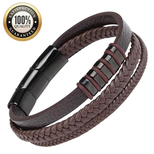 Pulsera de Cuero para Hombre alta calidad, Regalo para Hombre, brazalete premium - Imagen 1 de 4