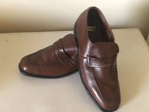 Weyenberg Massagic Men’s Brown Leather Loafers Size 10 - Picture 1 of 6