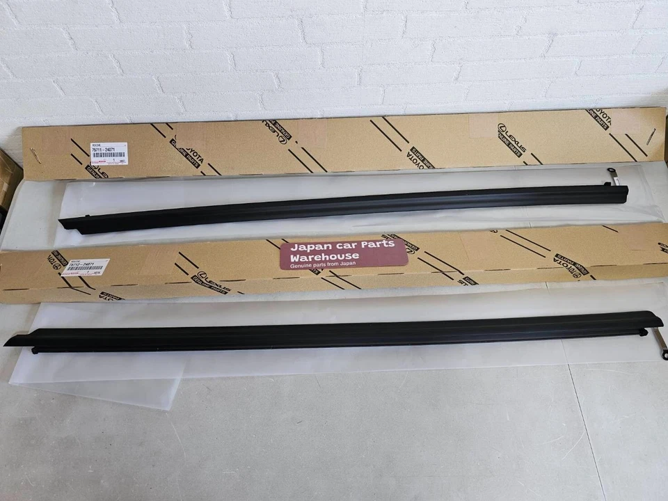 Genuine TOYOTA OEM LEXUS Soarer SC430 Door Weather Strip Belt Molding RH&LH Set - Imagem 1 de 4