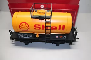 Vagón cisterna LGB 40402 2 ejes Shell DB escala G embalaje original - Imagen 1 de 3