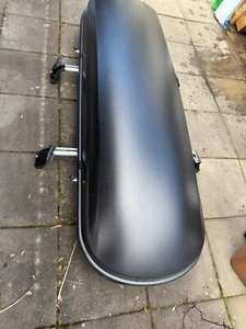 Original VW Dachkoffer Basic 460 liter schwarz matt - Bild 1 von 4