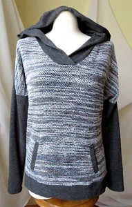 MAURICES HOODIE LONG SLEEVE PULLOVER SHIRT MULTICOLOR COTTON BLEND MEDIUM TOP - Picture 1 of 8