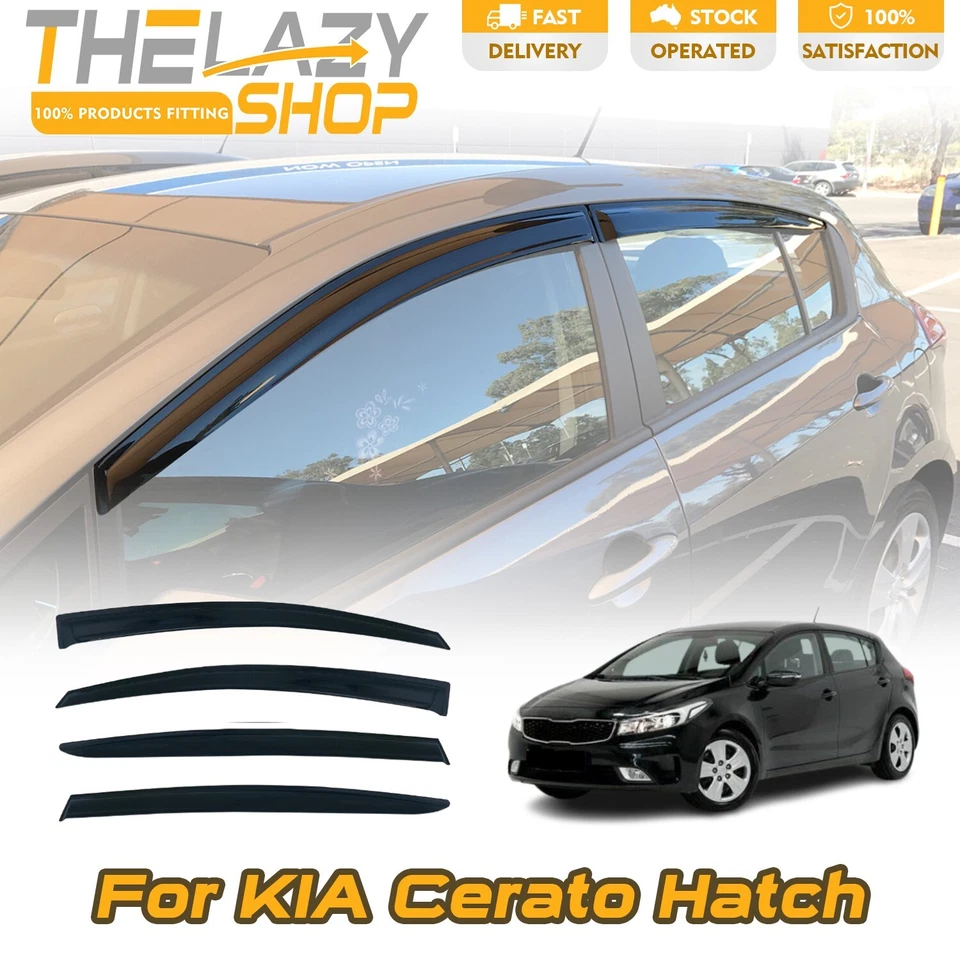 Weather shields Weathershields for KIA Cerato YD Hatch 5D 2013-2018 Sun Visors - image 1 of 4