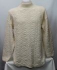 White Stag Men's Vintage Sweater Long Sleeve Ivory Size L