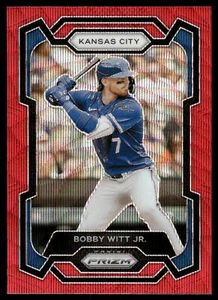 Béisbol Panini Prizm 2024 Bobby Witt Jr. Ruby Wave Prizm #213 Kansas City - Imagen 1 de 2