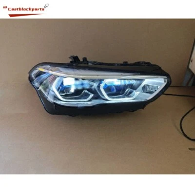 19 20 21 BMW X5 G05 X6 G06 haz de faros láser luz LED pasajero derecho EE. UU. OEM Foto 1 de 4