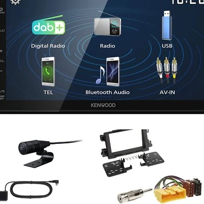 Kenwood 2DIN DAB+ Autoradio für Mazda CX-5 ab 2012 schwarz - Bild 1 von 4