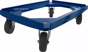 Transportroller 600x400 Transportwagen - Bäckerei - blau - Kistenroller Rolli - Bild 1 von 4