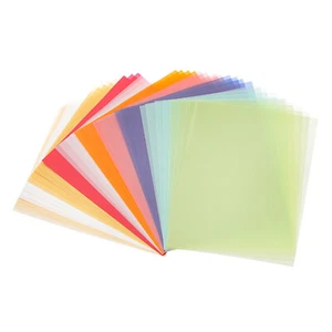 40 Hojas Papel Vitela 4.25x5.5 Imprimible Papel Translúcido 100GSM, 10 Colores - Imagen 1 de 5