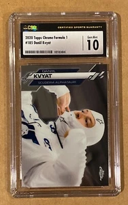 2020 TOPPS CHROME FORMULA 1 DANIIL KVYAT # 185 CSG 10 GEM MINT.  - Picture 1 of 1