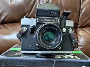SLR Film Camera Tested KIEV 60 Volna-3 80/2.8 P6 Pentacon Six mount 6x6 box 120 - Picture 1 of 16