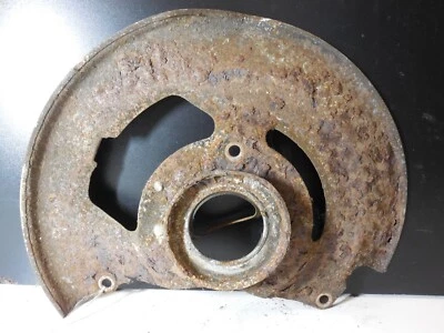 1988 Cadillac Brougham Left Backing Plate Front Brake Dust Shield - Image 1 of 4