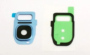 OEM Kamera Linse mit Rahmen + Band für Samsung Galaxy S7 G930 / S7 Edge G935 ~ BLAU - Bild 1 von 1
