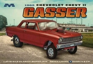 Moebius 1965 Chevy II Gasser 1/25 Modèle Kit 2324 - Classique Car Builder's Rêve - Photo 1 sur 1