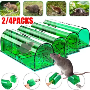 Humane Mouse Traps 2/4 Pack Live Catch and Release NO Kill Mice Rat Mouse Cages - Picture 1 of 30