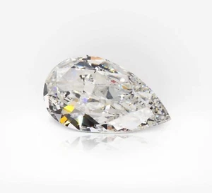 LAB-GROWN CVD DIAMOND PEAR CUT 2.5 CT D VVS1 CLARITY EGL CERTIFIED GEMSTONE k - Picture 1 of 8