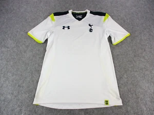 Tottenham Hotspur Jersey Mens Small White Yellow Under Armour Soccer Futbol ' - Picture 1 of 12