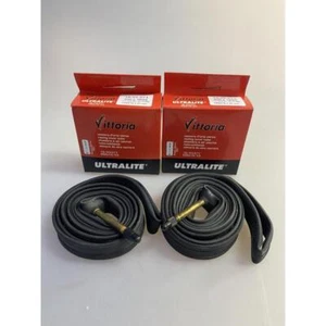 2 X Vittoria Ultralite 650C Road Inner Tubes 19/23-571, 650X19/23 Presta Valve - Picture 1 of 2