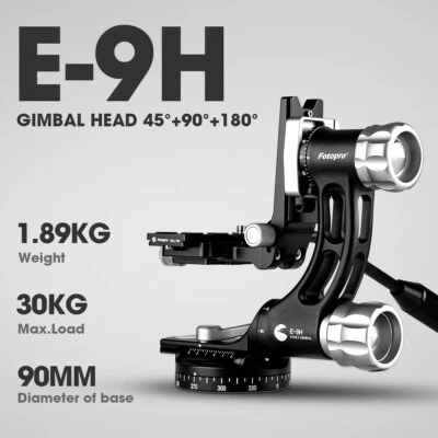 Fotopro E-9H Gimbal Head Eagle Series for tripod Canon Sony Wildlife Photography - Image 1 of 4