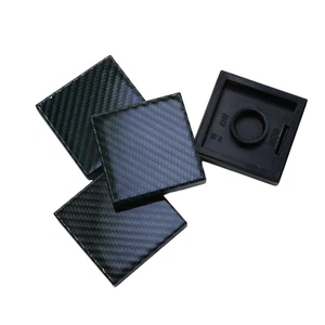 LEGO® 3068 2x2 Fliese Schwarz in Carbon-Optik, individuell bedruckt, 4 Stück - Bild 1 von 3