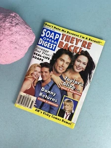Soap Opera Digest Aug 16, 1994 Taylor's Alive, Danny Returns, AW's Vicky Comes H - Picture 1 of 11