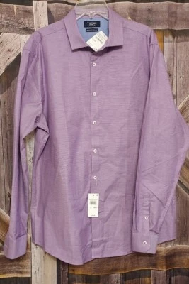 Camisa con botones Penguine Munsingwear para hombre talla XL manga larga Heritage calce ajustado Foto 1 de 4