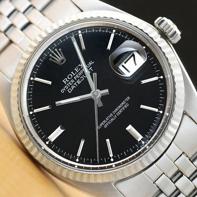 ROLEX RELÓGIO MASCULINO OYSTER PERPETUAL DATEJUST OURO BRANCO 18K E AÇO com BANDA ROLEX - Imagem 1 de 4