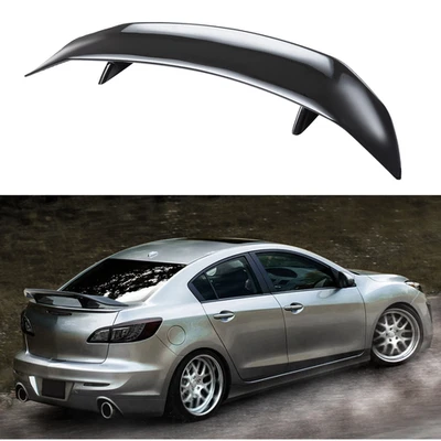 Glossy Black 46" Car Rear Trunk Spoiler Lip Wing Racing For Mazda3 Mazda6 — 第 1/4 张图片