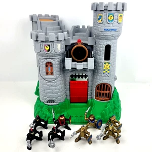 Fisher-Price Vintage 1994 Great Adventures Castle Playset 8 Knights Figures - Picture 1 of 24