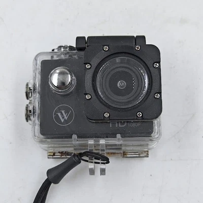 Action Camera HD 1080P - Untested, Signs of Use, Plastic Case - Image 1 of 4