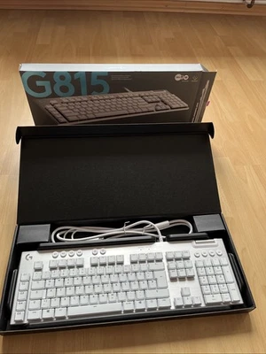 Logitech G815 Gaming Tastatur GL TACTILE Lightsync USB DE Weiß - Bild 1 von 4