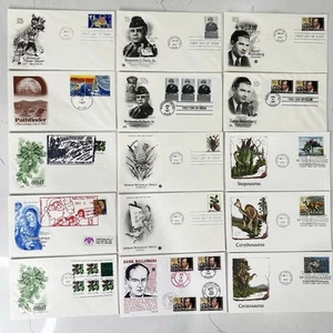 15 First Day of Issue Postal Covers Historic FDC 1996-98 Culture Lot #16 - Picture 1 of 8