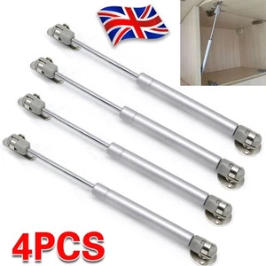 4 X Lift Up Hydraulic Gas Spring Lid Flap Stay Hinge Strut Support Cabinet Door - Picture 1 of 10