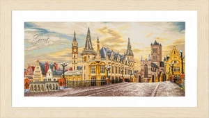Lanarte Counted Cross Stitch Kit City view of Ghent - Picture 1 of 1