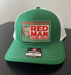 Red Man Chewing Tobacco Trucker Hat Richardson 112 Cap Vintage Style - Bild 1 von 2