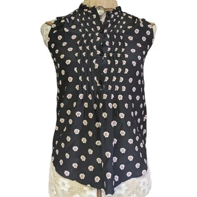 Блузка на пуговицах Kate Spade цветочный шелк плиссированная NJMU6654 - Изображение 1 из 4