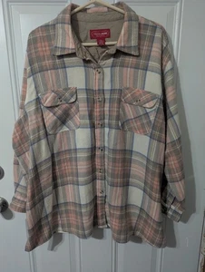 Venezia Jeans Women's Flannel Shirt Sz 22/24 - Picture 1 of 3