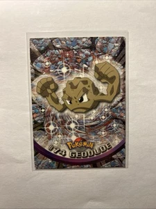 Geodude #74 Black Logo Topps 1999 Pokemon Card TV Animation Edition Vintage - Picture 1 of 2