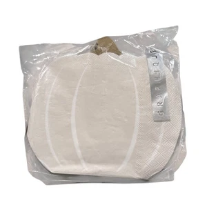 Graphique 40 tovaglioli a forma di zucca 3 strati carta pranzo crema marrone 13 x 13 nuovi - Foto 1 di 9