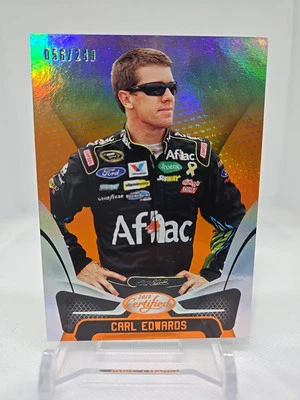 2018 Certified Carl Edwards 56/249 Orange Foil Retail Exclusive #13 L👀k! - Image 1 of 2