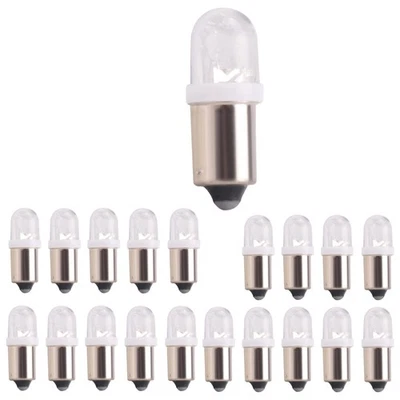 20Pcs BA9S 1895 H6W 53 57 Bayonet LED Light Bulbs for Car Map Lamp 12V4784 - Image 1 of 4