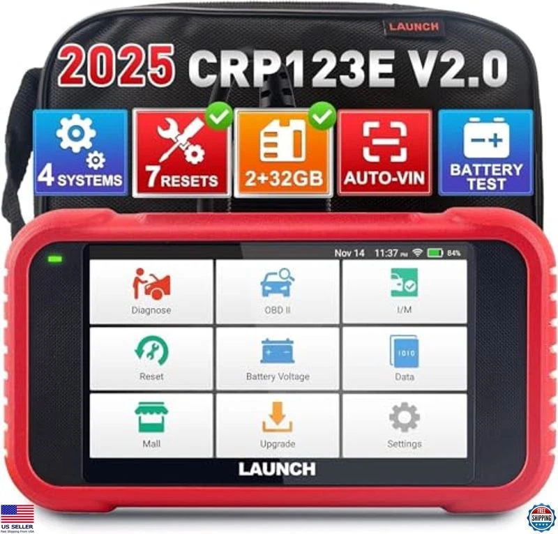 Escáner OBD2 2025 CRP123E V2.0 Elite, motor, ABS, SRS, 7 reinicios, prueba de batería Foto 1 de 4