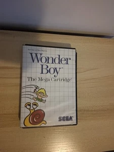Wonder Boy - The Mega Cartridge Sega Master System Box and Cart Excellent Cond - Picture 1 of 4