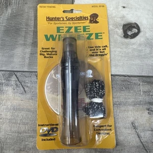 Vintage NOS HS Hunter's Specialties Ezee Wheeze Deer Hunting Call Grunt Lanyard - Picture 1 of 2
